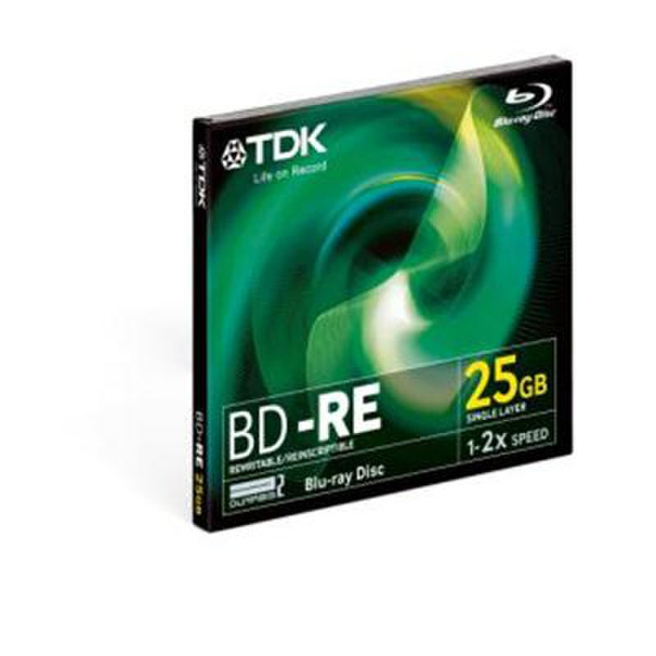 TDK BD-RE 2x 25GB 25ГБ BD-RE 1шт
