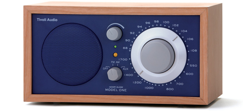Tivoli Audio Model One Портативный Аналоговый Синий, Вишневый радиоприемник