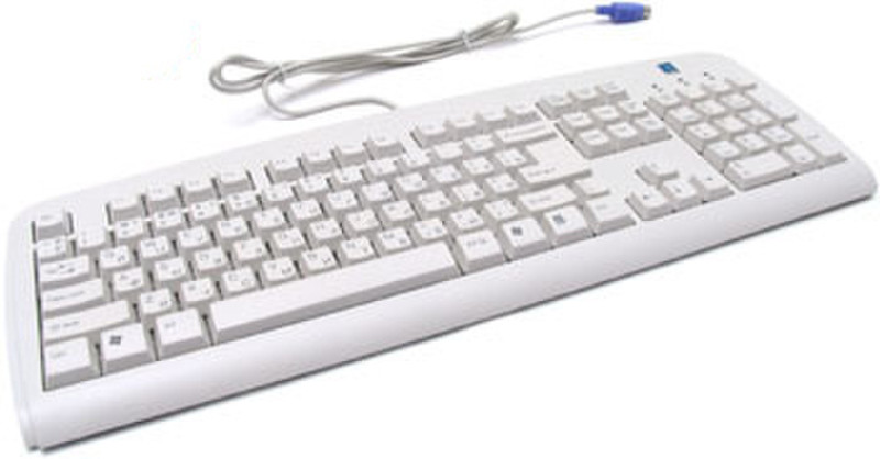 A4Tech Keyboard A-Shape Standard PS/2 Grau Tastatur