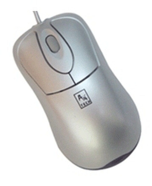 A4Tech Mini Optical Mouse 3BTN Silver USB+PS/2 Optisch 620DPI Silber Maus