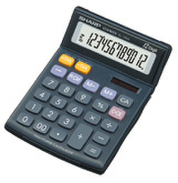 Sharp EL-124A Desktop Basic calculator Black calculator