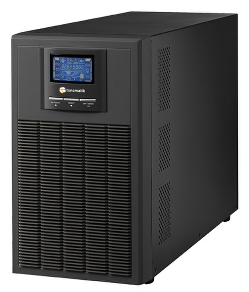 Tuncmatik Newtech Eco 3000VA 4AC outlet(s) Tower Black uninterruptible power supply (UPS)