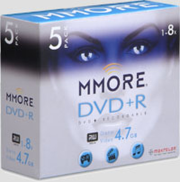 Mmore DVD+RW 4.7GB 5 PACK JEWELCASE 5Stück(e)