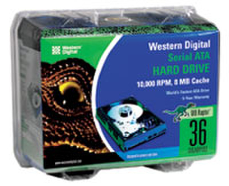 Western Digital HD Raptor 36.7GB SATA150 10krpm 8MB Ret 36.7ГБ SATA внутренний жесткий диск