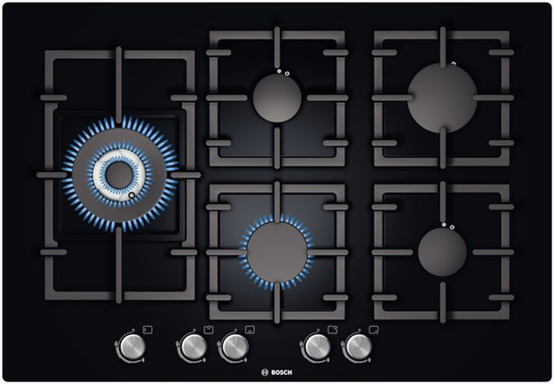 Bosch PPS816C91N Eingebaut Gas Schwarz Kochfeld