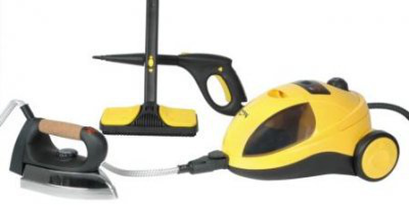 Montiss CSC5662M Cylinder steam cleaner 1.4L 1600W Yellow steam cleaner