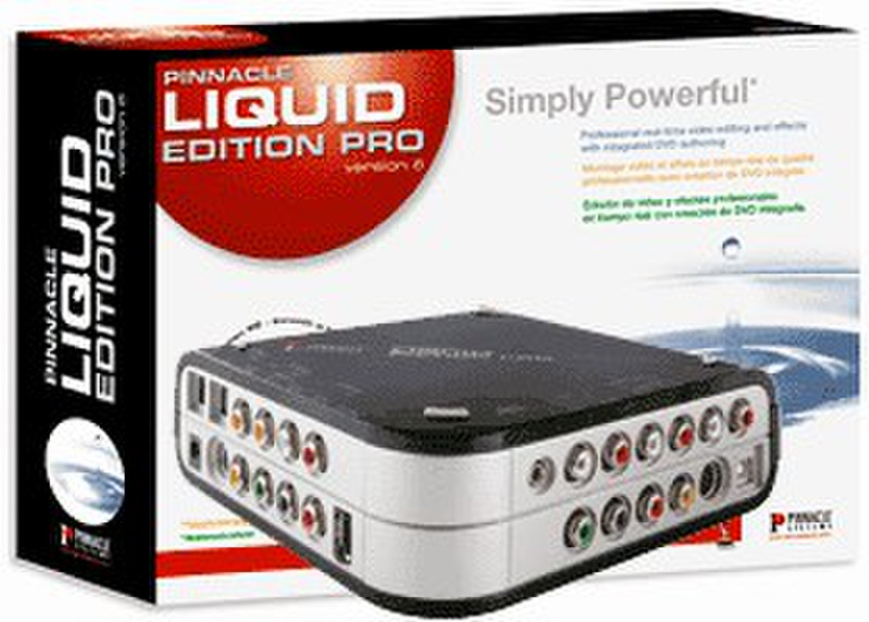 Pinnacle Liquid Edition Pro v6 FR DVD HDV MPEG IP