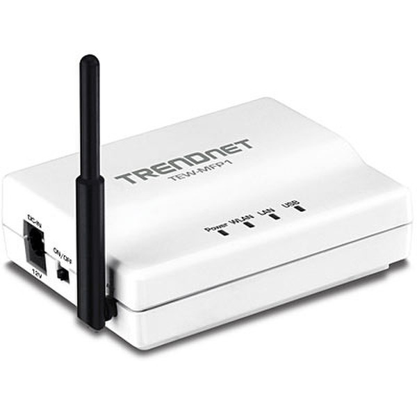 Trendnet TEW-MFP1 Ethernet LAN / WLAN Weiß Druckserver