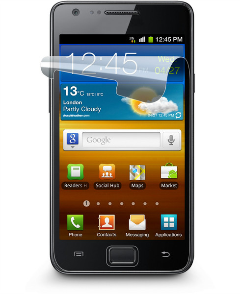 Cellularline SPI9100 Clear screen protector Galaxy S2 I9100, Galaxy S2 PLUS I9105 2Stück(e) Bildschirmschutzfolie