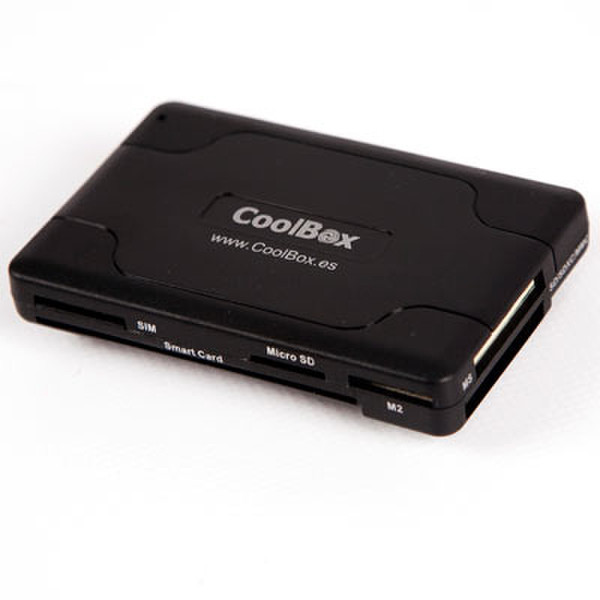 CoolBox CRE-065 USB 2.0 Черный устройство для чтения карт флэш-памяти