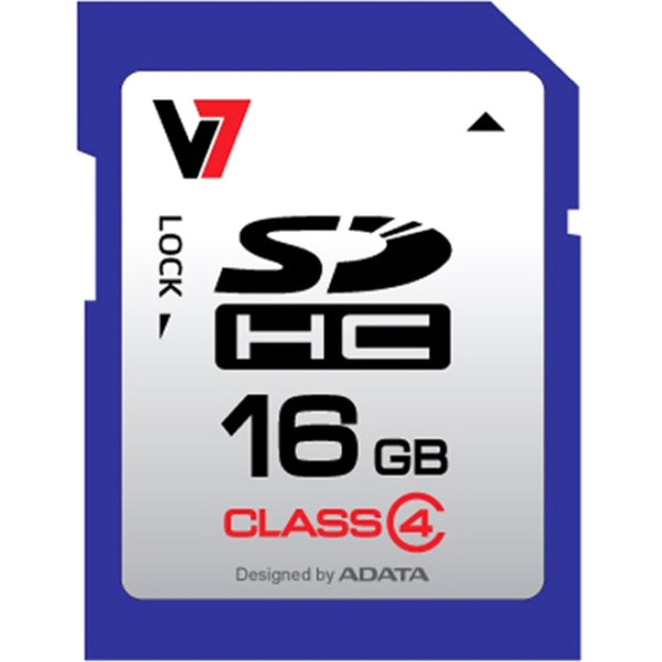 V7 16GB SDHC Class 4 16GB SDHC Class 4 memory card
