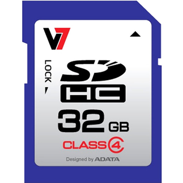 V7 32GB SDHC Class 4 32ГБ SDHC Class 4 карта памяти