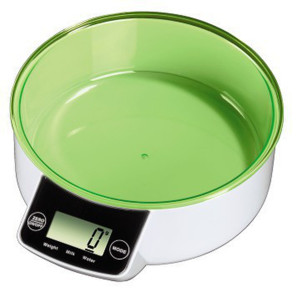 Hama Saskia Electronic kitchen scale Зеленый, Белый
