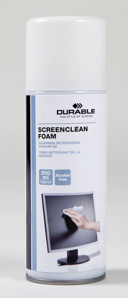 Durable SCREENCLEAN FOAM LCD / TFT / Plasma Equipment cleansing foam 200ml
