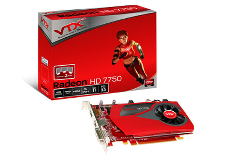 VTX3D VX7750 1GBD5-DH Radeon HD7750 1GB GDDR5 Grafikkarte