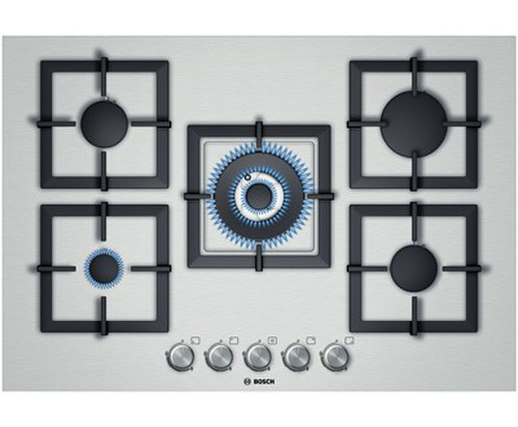 Bosch PCQ875B21E built-in Gas Stainless steel hob