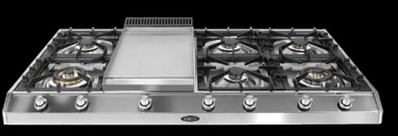 Boretti PFGK-120 B IX built-in Gas Stainless steel hob