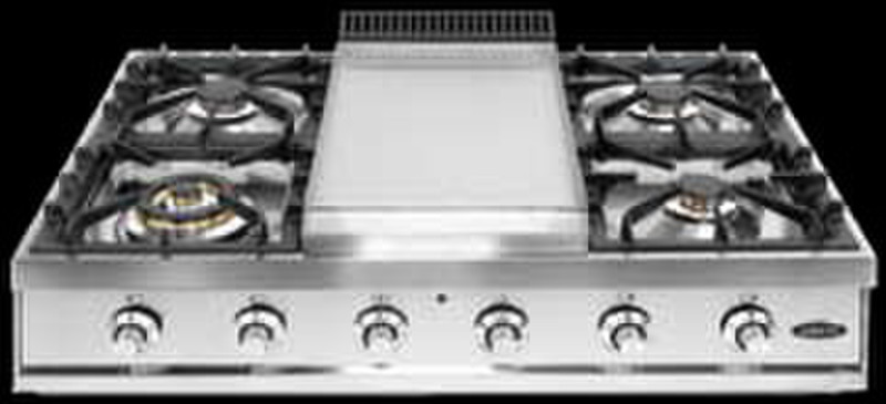 Boretti PFTR-90 IX B built-in Gas Stainless steel hob