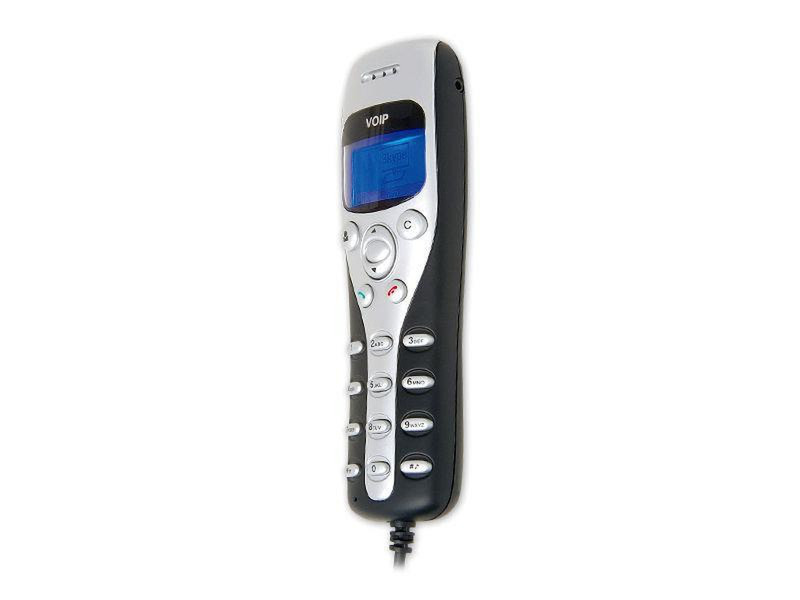 Kraun KR.PH Wireless handset LCD Black,Silver IP phone