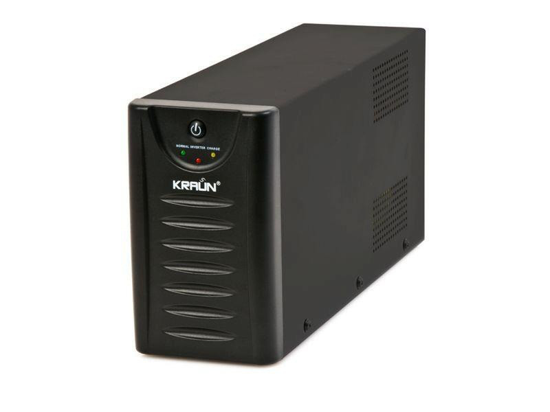 Kraun KR.U9 1000VA 2AC outlet(s) Compact Black uninterruptible power supply (UPS)
