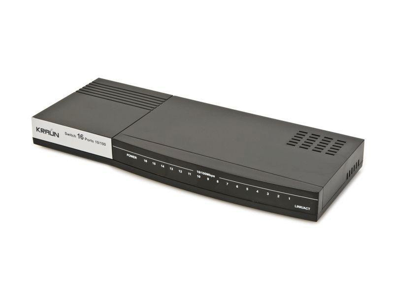 Kraun KR.XF Unmanaged Black network switch