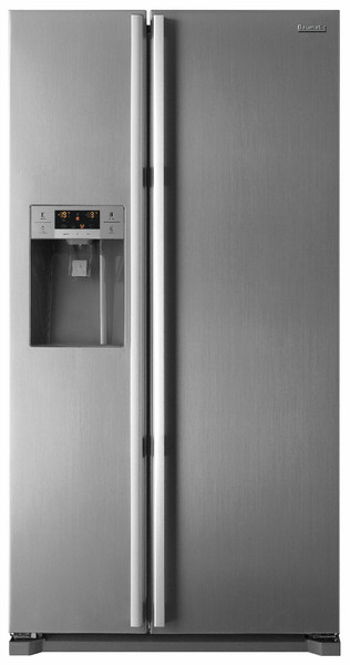 Baumatic TITAN4 freestanding 549L A Stainless steel side-by-side refrigerator