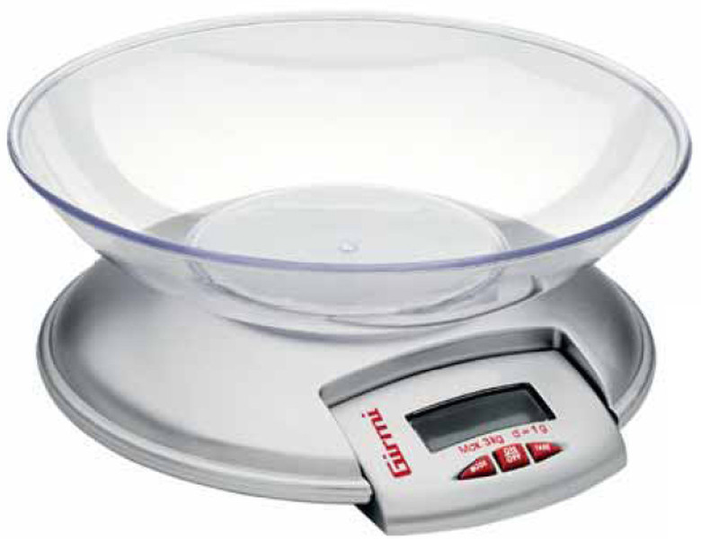 Girmi PS83 Electronic kitchen scale Cеребряный кухонные весы