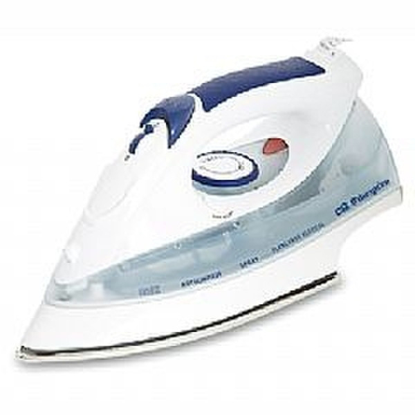 Orbegozo SV 2200 Dry & Steam iron Stainless Steel soleplate 2200W Blue,White