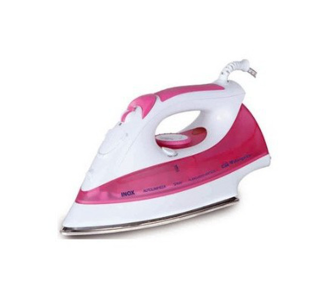 Orbegozo SV 2625 Dry & Steam iron Stainless Steel soleplate 2600W Red,White