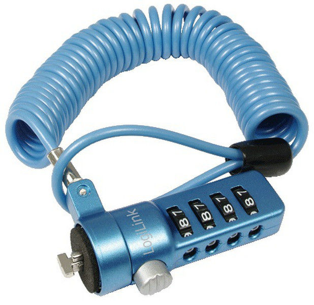 LogiLink NBS006 1.8м Синий кабельный замок