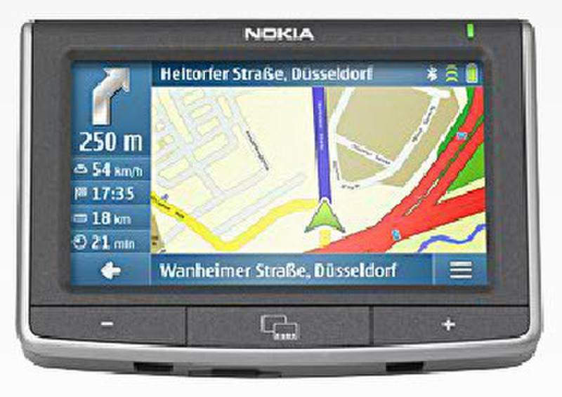 Nokia N500 Портативный/Фиксированный 4.3" Сенсорный экран Черный