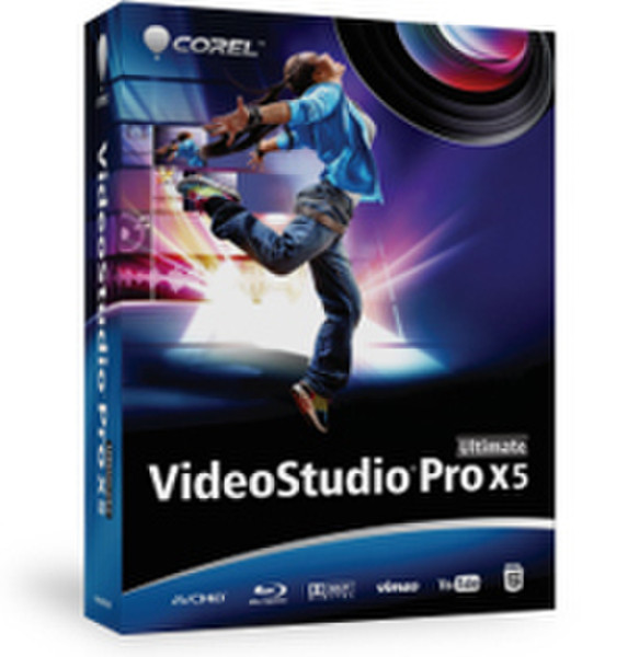 Corel VideoStudio Pro X5 Ultimate, x32, WIN, 1u, CD, ENG