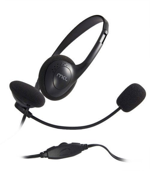 MCL CSQ-M/NZ Binaural Head-band Black headset