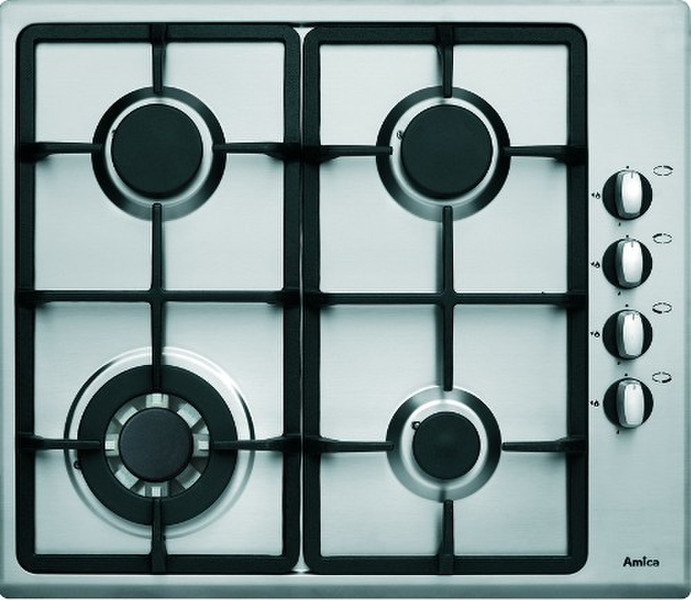 Amica PGXZ6411 built-in Gas Stainless steel