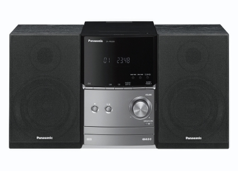 Panasonic SC-PM200 Micro-Set 20W Schwarz, Silber