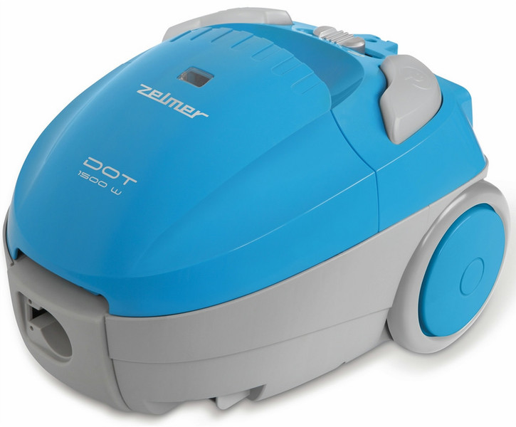 Zelmer DOT VC 1002.0 Cylinder vacuum cleaner 2L 1500W Blue,Grey vacuum