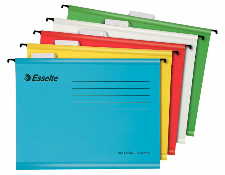 Esselte Pendaflex A4 Картон Разноцветный 10шт навесная папка