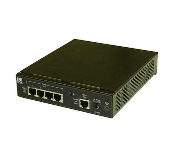 Phihong POE60S-4AF Network transmitter & receiver Schwarz Netzwerk-Erweiterungsmodul