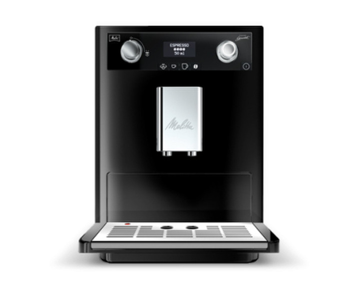 Melitta CAFFEO Gourmet Espresso machine 1.8л 2чашек Черный