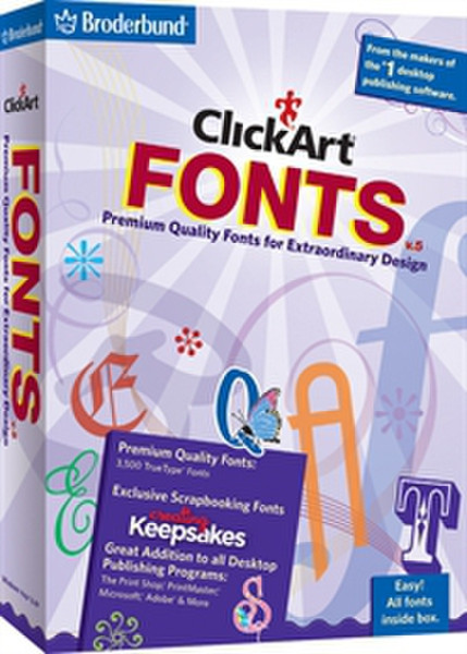ENCORE ClickArt Fonts v5 (2009)