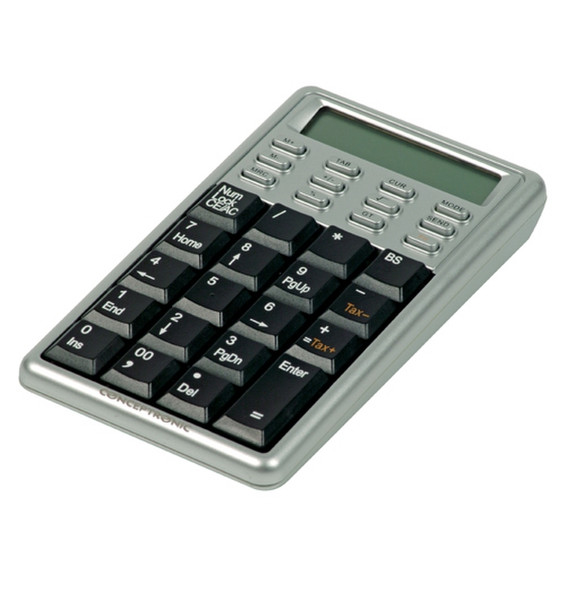 Conceptronic Calculator with NumKeypad USB keyboard