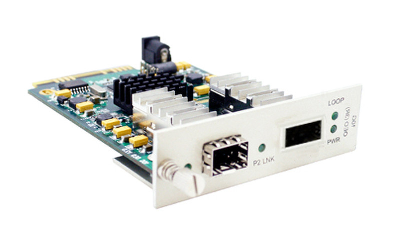 Add-On Computer Peripherals (ACP) ADD-MCC10GXSFP Eingebaut 10000Mbit/s Grün, Grau Netzwerk Medienkonverter