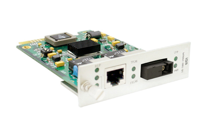 Add-On Computer Peripherals (ACP) ADD-MCC1MBX53 Eingebaut 100Mbit/s Einzelmodus Grün, Grau Netzwerk Medienkonverter