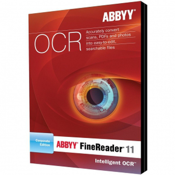 ABBYY FineReader 11 Corporate Edition, 3 Conc. Lic., Box