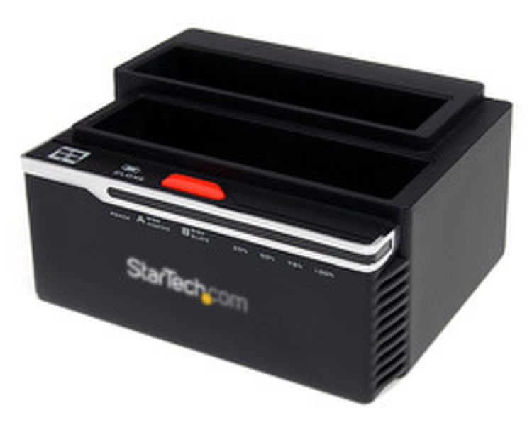 StarTech.com USB 3.0/SATA HDD HDD duplicator Black