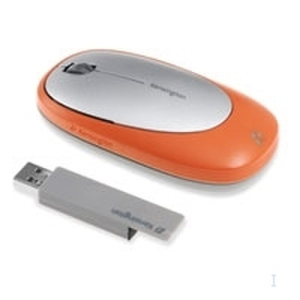 Acco Ci75m Wireless Notebook Mouse USB Optisch 1000DPI Orange Maus
