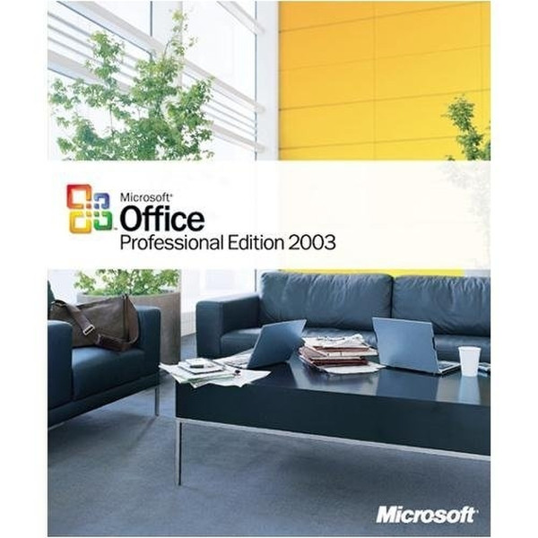 Microsoft Office Professional 2003 Service Pack 1 Only 1Benutzer Englisch