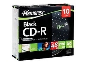 Imation CD-R 80 Slim JC 10 Pack Black CD-R 700MB 10pc(s)
