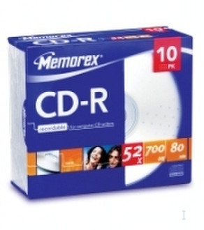 Imation CD-R 80 Slim JC 10 Pack CD-R 700MB 10pc(s)