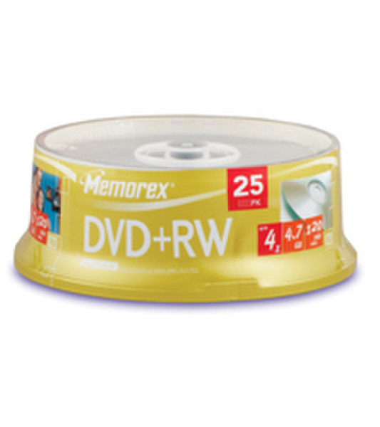 Imation 4X DVD+RW 25 Pack Cakebox 4.7ГБ DVD+RW 25шт